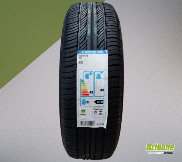 Pneu 195/65R15 Dunlop Sumitomo BC20 91H