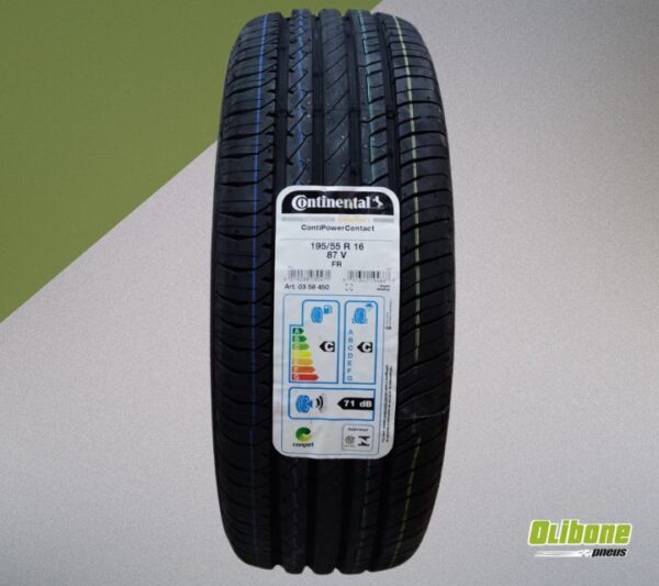 Pneu 195/55R16 Continental ContiPowerContact 87V