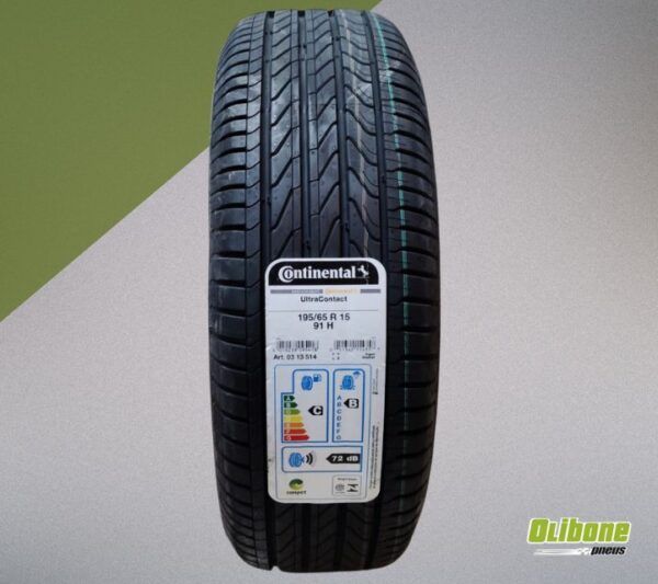 Pneu 195/65R15 Continental UltraContact 91H