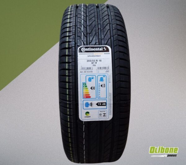 Pneu 205/55R16 Continental UltraContact 91V