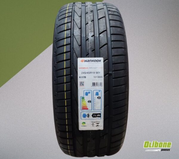 Pneu 245/45R19 Hankook Ventus S1 Evo2 K117B 98Y