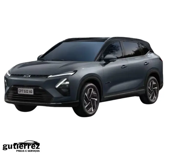 Importância de Escolher o Pneu Certo para o Chevrolet Captiva 1 imagem se refere ao chevrolet captiva na cor cinza escuro