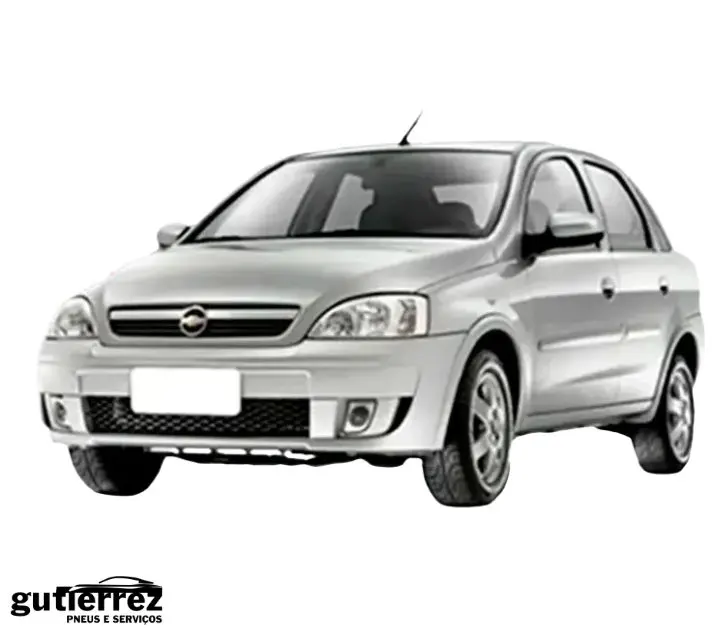 imagem do veículo corsa na cor prata