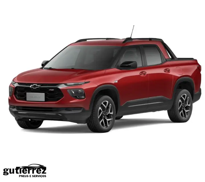 Por que é importante escolher o pneu correto para o Chevrolet Montana 1 veiculo montana vermelho
